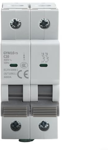 Mini interruttore MCB 2Pole 61016202532405063A per commutazione non frequente (20A)