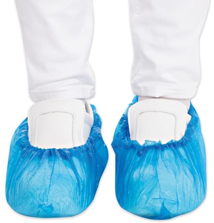 2000 Stück, Schuhüberzieher, FRANZ MENSCH, universal, blau, CPE wasserdicht