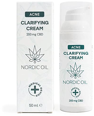 Valkyrie | Akne Creme | Speziell gegen Akne entwickelt | Transdermal und liposomal | 100mg Isolat | Registriertes Medizinprodukt der Klasse I | MADE IN EU | 50 ml | NORDIC OIL