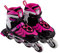 Calma Dragon Patins à Roues alignées réglables, Patins Professionnels pour Adultes et Enfants, avec Protection Incluse, 4 Roues, Patins (Rose, L)