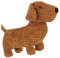 Apricot Lamb – Kuscheltier Clare Dackel 34 cm – Hund Plüschtier Plüsch Spielzeug weich&waschbar Geschenk für Kinder Baby Mädchen Junge