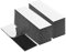 EOTW Klettband Selbstklebend Extra Stark, Doppelseitiges Klettverschluss Selbstklebend Schwarz für Wände/Boden/Tür/Gläser/Metalle