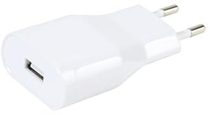 Vivanco 38348 USB Wandladegerät mit Micro USB Kabel 1,2m, 1A