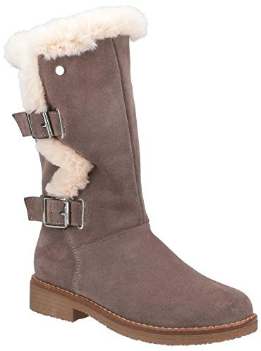 Hush Puppies Womens Megan Mid Calf Boot, Grey, 8 UK