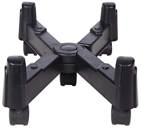 Donkey pc - Soporte para CPU, Soporte para PC Ajustable hasta 25cms. 5 Ruedas con Freno. Soporta hasta 25kg. Ajustable para Dispositivos Entre 5 y 25cms. 100% ergonómico.