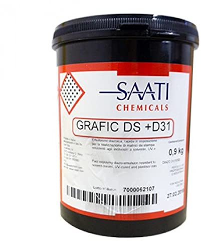 CPL Fabbrika. Emulsión para serigrafía Grafic DS para tintas con disolvente, 1 kg, fácil de eliminar del marco