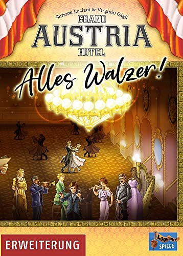 Lookout, Grand Austria Hotel – Alles Walzer| Erweiterung, Expertenspiel, Brettspiel, 1-4 Spieler, Ab 12+ Jahren, 90 Minuten, Deutsch
