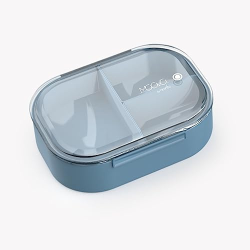 Nuvita 4420| Contenedor para Almuerzo | Caja para el Almuerzo con Capacidad de 490 ml | Contenedor para Comida de Bebés | Contenedor para Comida | Contenedor para Alimentos | Powder Blue