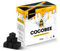 Black Coconut Carbón DISPAU COCOBEE Premium de 26 X 26 MM Carbón Natural de Coco Premium Cachimba y BBQ - Briquetas de Carbón de Coco Shisha y Barbacoas. (4 KG, 256 Unidad)