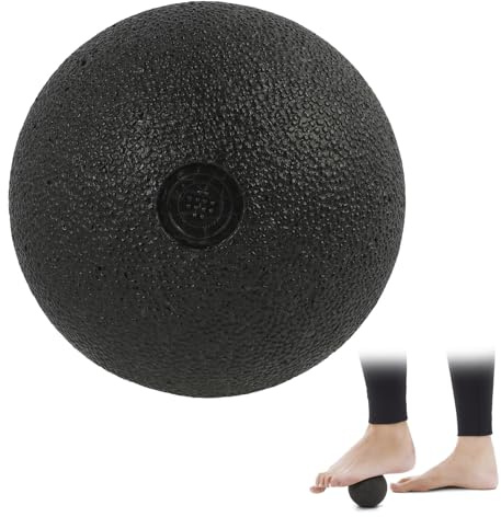 Palla da Massaggio 8cm Ideale per Massaggi Muscolari Profondi, Utilizzabile su Braccia, Collo e Piedi, Pratica per Uso su Tavolo, Muro o Pavimento, Riciclabile e Resistente all'Acqua