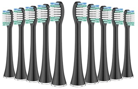 Ersatz-Zahnbürstenköpfe, kompatibel mit der Black Series(16PCS WHITE)