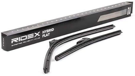 RIDEX Escobilla Limpiaparabrisas Juego de 2 Escobillas con spoiler Delante | Tipo de escobilla: Escobilla con hoja plana Sin marco | Longitud 1: 650mm | Longitud 2: 400mm 298W0022