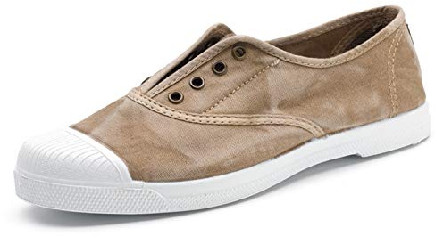 Natural World Eco Mujer | 102E Old Lavanda | Zapatillas Verano | Hecho en España (Marrón, 39)