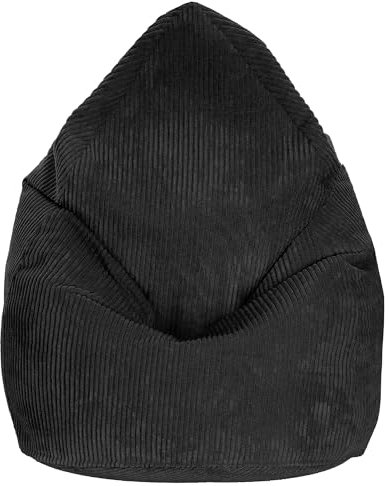 DreamRoots Sitzsack Cord Kinder Sitzsäcke Mädchen Jungen70x70x105cm - Sitzsack mit Füllung,Lehne und Bezug - Bean Bag Chair