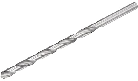 sourcing map 1 Stück Spiralbohrer Extra Lange Bohrer Ersatz aus Schnellarbeitsstahl 12 x 250 mm
