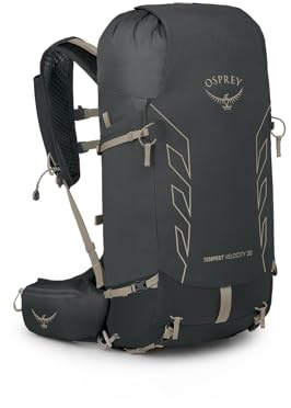 Osprey Damen Tempest Velocity 30, Dunkelanthrazit/Chiru Tan, WM/L