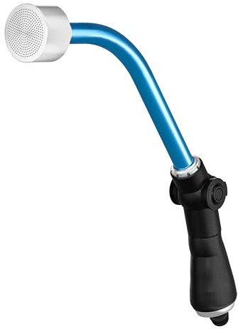 Diivoo 16 Zoll Gießstab für Gartenschläuche, Schlauchstab mit 1000 Löchern und Daumenabschaltung, Metall Gartenstab zum Bewässern von Pflanzen, Hängekörben, zum Blühen, Säen, in Garten und Rasen