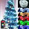 33ft Smart Christmas Tree Ribbon String Lights, 80 Modes Colors Changing Ribbon Light for Christmas Tree, APP & Remote Control, Sync Musical, Timer, USB (Silver with Multicolor)