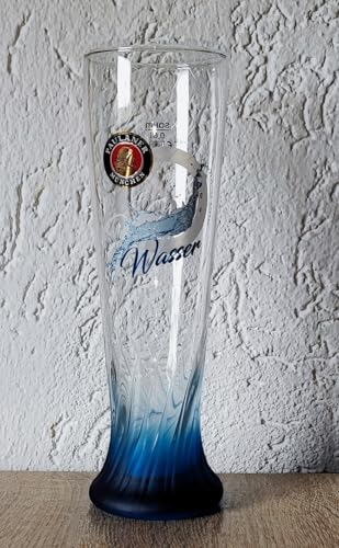 Rahm & AngiesStrickZauber vendu : verre à bière blanche Paulaner / eau / verre à bière / verre à bière de blé / Rare !!!
