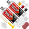 Kit Riparazione Piastrelle 100ml, Kit Riparazione Vasca per lavandino, Fibra di Vetro, Quarzo, Pavimento, Doccia Ceramica e Smalto per Crepe, Graffi, Fori, Impermeabile e Resistente al Calore