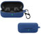 carinacoco Silicone Case for SONY WF-C510 with Carabiner, Soft and Flexible, Ultra-Thin Shockproof Cover Slim-Fit Anti-Fall Earphone Case for SONY WF-C510, Blue