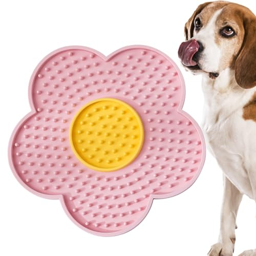 Alfombras Ligeras - Alfombras Lecadas Con Alfombras De Succión | Alfombras De Lamiendo De Silicona En Forma de, Alfombrillas Para Perros Y Gatos, Alfombra De Alimentación Para Animales Lentes