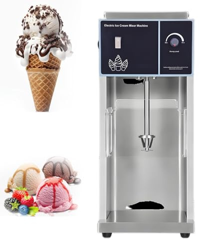 Gavscient Gelato Soft 2 in 1, Macchina Commerciale, Cilindro in Acciaio Inox 304 per Ristoranti, Snack Bar, Camioncini per Granite, Multi-modalità per Diversi Tipi di Gelato