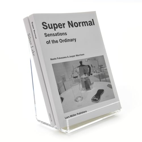 AIMOLLY Support de livre en acrylique transparent en forme de J – Support de table incliné comme serre-livres, support de tablette et chevalet pour afficher des livres, des photos, des articles de