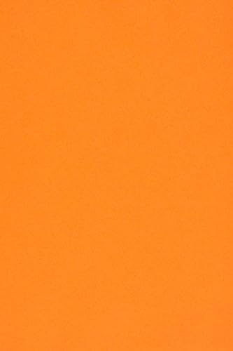 Netuno 10 cartoncini colorati arancione formato A3 297 x 420 mm Burano Arancio Trop cartoncini stampabili fai da te biglietti da visita augurii bomboniere fogli colorati carta da zucchero