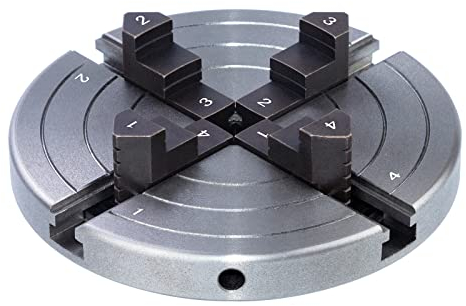 DEEFIINE 6 Inch Wood Lathe Chuck Set 1 x 8 tpi, Self Centering 4 Jaw Wood Turning Chuck