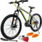 Maltrack Moutainbike MTB 26 Zoll, 21-Gang Shimano, Sport Fahrrad, bremsscheiben, Satz Reflektoren, ab 140cm, Jungen-Fahrrad & Herren-Fahrrad, Grau Grun