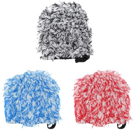 LIUZHIPENG 3 PCS Microfiber Wheel Wash Mitts, Finger Car Washing Gloves, Soft Car Detailing Mitts for Small Areas