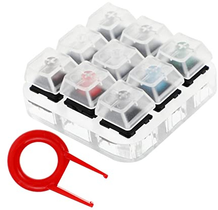 TEHAUX Key Keyboard Sampler Axle Tester Acrylic Base for Keyboards Keycaps Testing and Switch Verification