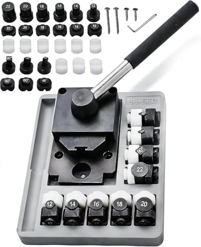 GEMKIT Machine de cintrage de bagues professionnelle, outil de formage pour bijouterie, poignée rallongée, moule en résine poli main, haute précision, robuste, gain de temps