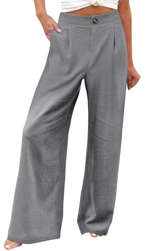 Pantaloni Donna Baggy Abbigliamento Dimagrante Leggero Moda Larghi Sportivi Autunno Trekking Eleganti Comodo Basici Termici Pantalone