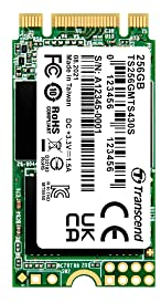 Transcend 256GB MTS430S M.2 2242 SATA III 6Gb/s interne SSD 3D TLC NAND mit DRAM Cache - TS256GMTS430S