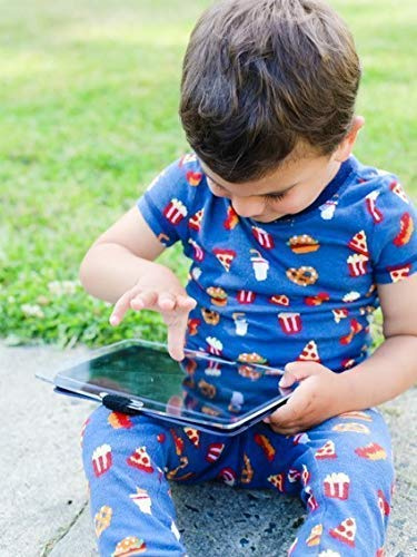 Cant Touch! Anti-Touch Screen Cover for Tablet For Baby and Pets - Easily Strap the adjustable Clear Cover onto the iPad or Tablet to Prevent Any Buttons Being Pressed, Works With Most ModelsPouch +