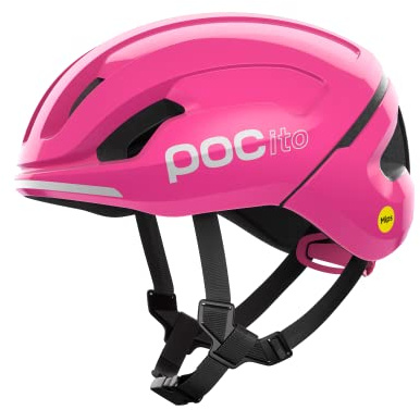 POC POCito Omne MIPS Casco de Bicicleta- El Casco de Ciclismo para niños está diseñado para Ayudar a los Ciclistas más jóvenes a desarrollar Sus Habilidades