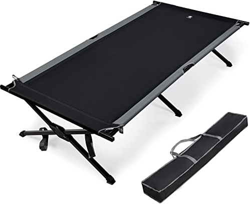 EVER ADVANCED Feldbett Klappbar 214cm x106cm 300KG Belastbar Klappbett XXL Groß & Breit Stabiles Campingbett für Camping Reisen Indoor Outdoor Strand und Garten