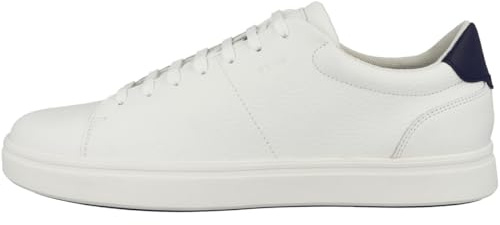 Geox U BALTMOORE A, Scarpe da Ginnastica Uomo, White, 39 EU