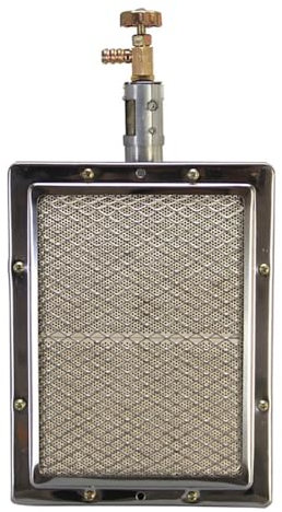 TopHomer Quemador de estufa de parrilla de barbacoa, 22 x 17 cm, pieza de repuesto para quemador de cerámica con llama de calefacción infrarroja