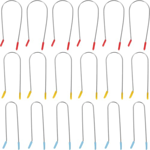 minkissy 24 piezas Clips para Rulos Calientes de Inoxidable Accesorios para Rizadores Eléctricos Clips Forma para Ondas y Peinados Compatibles con Rulos Repuesto para Kit de Permanentes