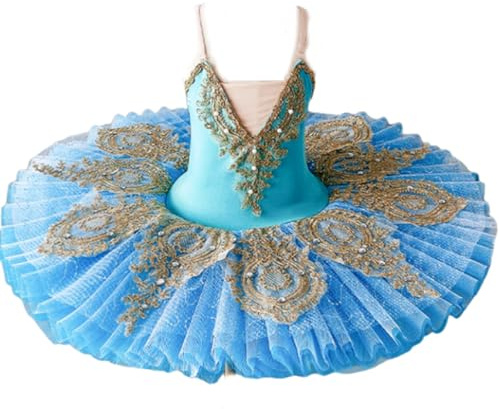 Flicka Balett Tutu Klänning Ärmlös Ballroom Dans Kjol Scen Ballerina Fest Dans Kostym Balett Klänning