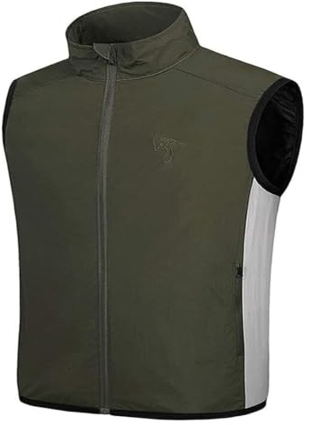 Luftkonditionering Kylfläkt Väst Flerfärgad Flera storlekar | Dark Green,S