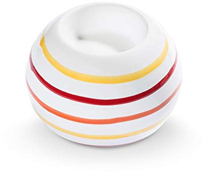 GMUNDNER KERAMIK - Lámpara esférica para 1 Vela de té, diámetro: 8,5 cm, decoración rústica, Hecha a Mano en Austria