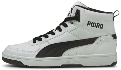 PUMA Unisex Puma Rebound JOY Turnschuhe, Puma White-Puma Black, 43 EU