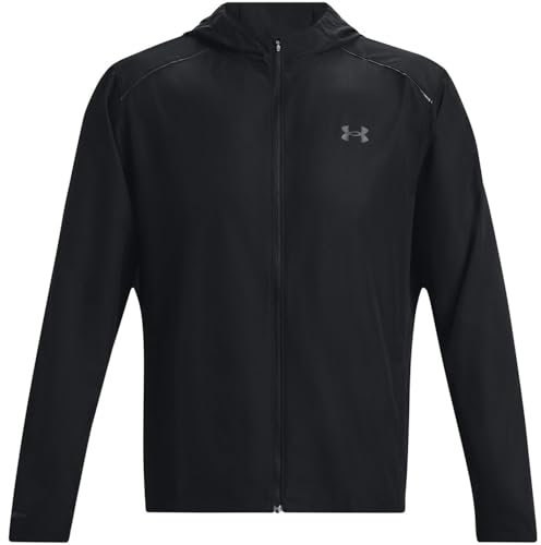 Under Armour Launch Hooded Laufjacke schwarz, 2XL Herren