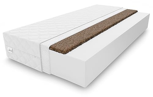 Kindermatratze babymatratze babybett matratze kokos H3/H4 KingKINDER Plus 12 cm (Kinder Plus 140x200x12)