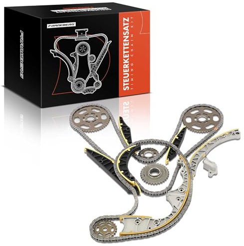 Frankberg 1x Steuerkettensatz Steuerkette Kompatibel mit A4 8K2 B8 3.0L Diesel 2011-2015 T.o.u.a.r.e.g 7P5 7P6 3.0L Benzin 2010-2018 Q5 8RB 3.0L Diesel 2008-2017 Replace# 059103333F