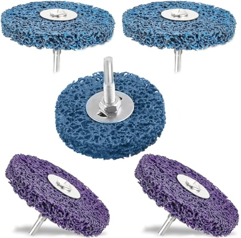 CTDMJ Disco CSD de 100 mm, 5 unidades CBS disco abrasivo para amoladora angular de pintura, soldaduras de óxido, limpieza y eliminación
